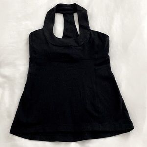 Women’s Lululemon Black Halter Tank, Size 4